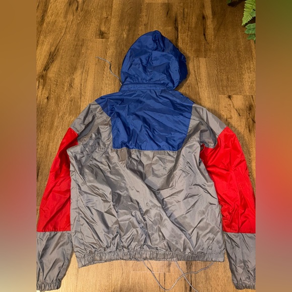 Y2K Vtg Adidas Color Block Windbreaker Pullover Men’s Medium - Picture 5 of 6